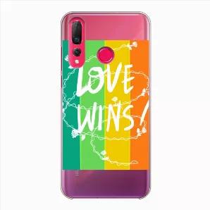 Love Wins Back Printed Hard Phone Case
