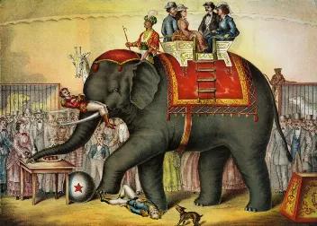 Vintage Elephant Puzzle