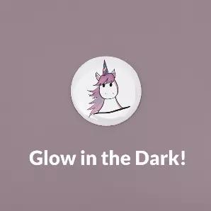 Unicorn Glow in the Dark Pin