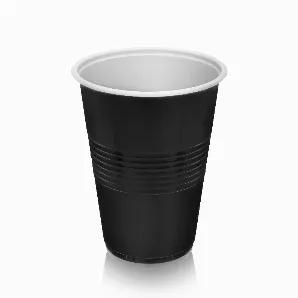 16 Oz Black Party Cups, 50 Pack By True