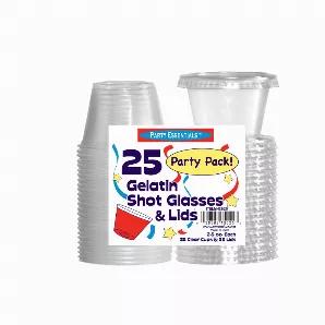 2.5 Oz Jello Shot Cups W/ Lids